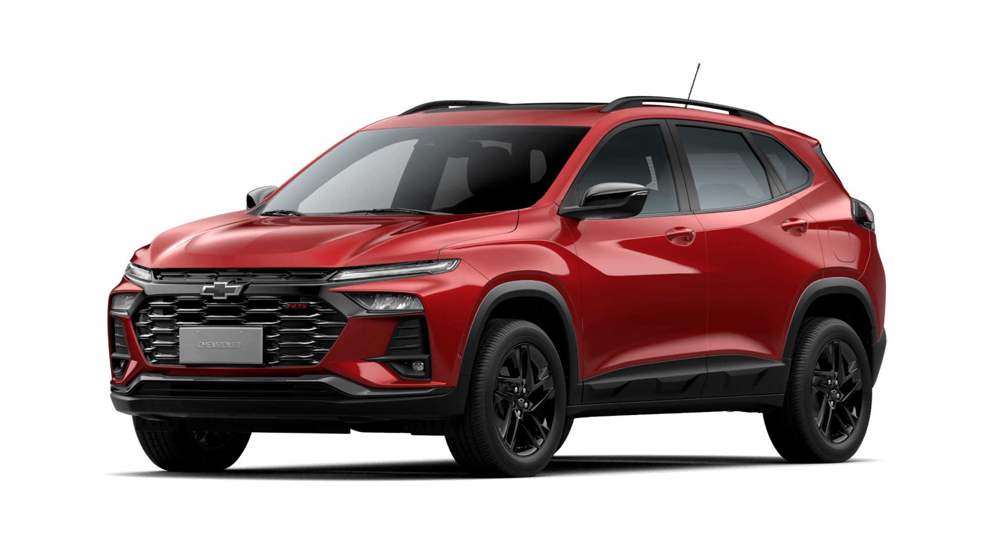 SUV Tracker 2027 cor vermelho scarlet